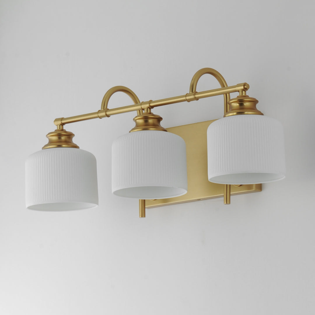 Bisque 3-Light Bath Vanity by Studio M Lighting – lifestyle