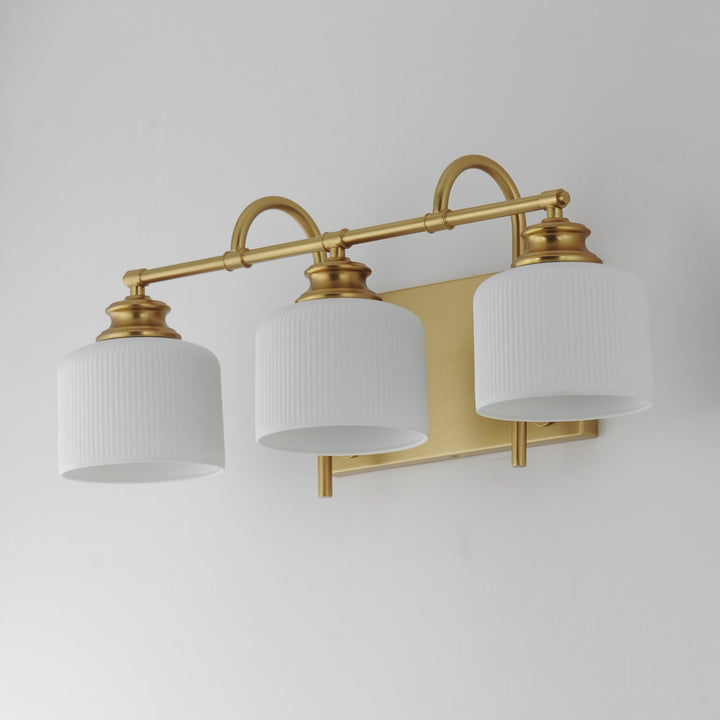 Bisque 3-Light Bath Vanity by Studio M Lighting – lifestyle