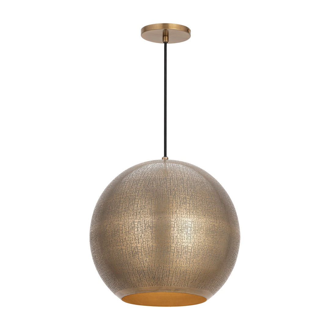 Aurelia 1-Light by Studio M Lighting in Weathered Brass
