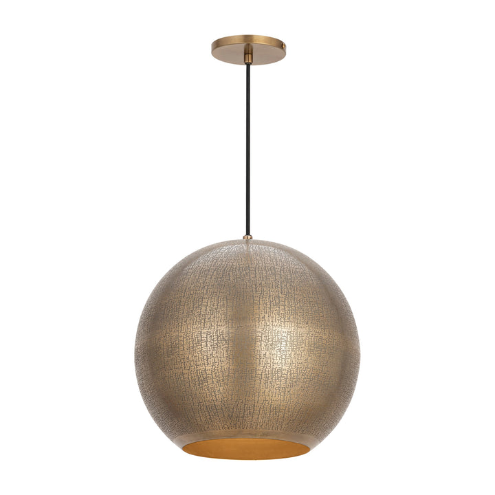 Aurelia 1-Light by Studio M Lighting in Weathered Brass