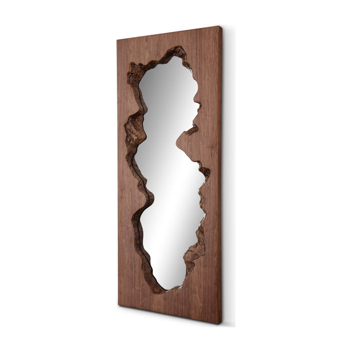Gaia Rectangular Floor Mirror by Whiteline Modern Living