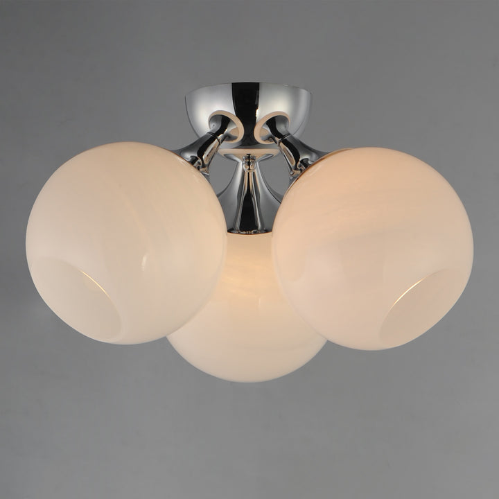 Neve 3-Light Semi Flush by Studio M Lighting – lifestyle