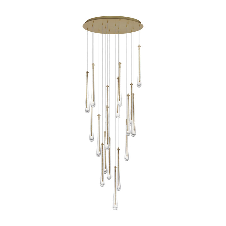 Stillo 18-Light LED Pendant by Studio M Lighting in Gold