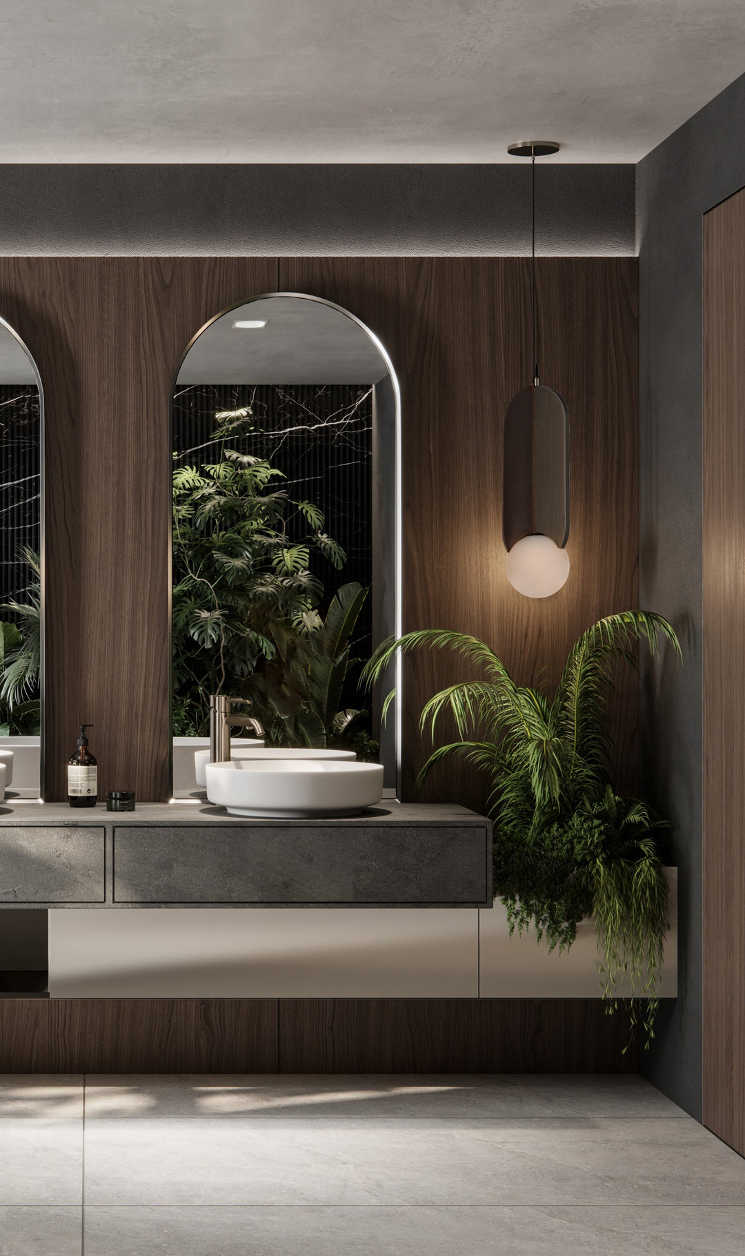 Stitched Down-Light Pendant by Studio M Lighting – lifestyle