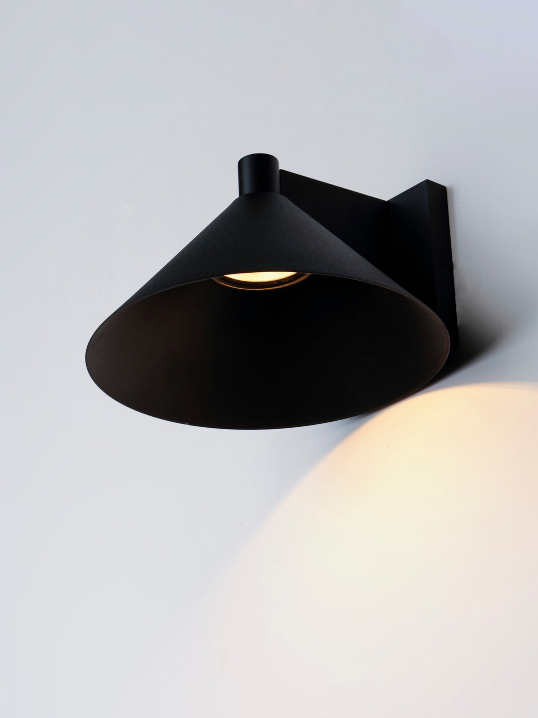 Conoid LED Conoid Large LED Outdoor Wall Sconce by Studio M Lighting – lifestyle
