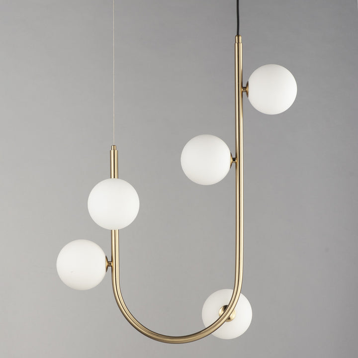 Contour 5-Light Cord Hung Pendant by Studio M Lighting – lifestyle