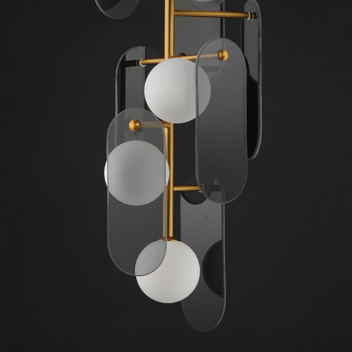 Megalith - Stone Megalith 5-Light Vertical Pendant by Studio M Lighting – lifestyle