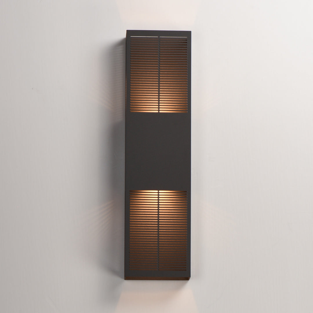 Grate 24 LED Outdoor Wall Sconce by Studio M Lighting – lifestyle