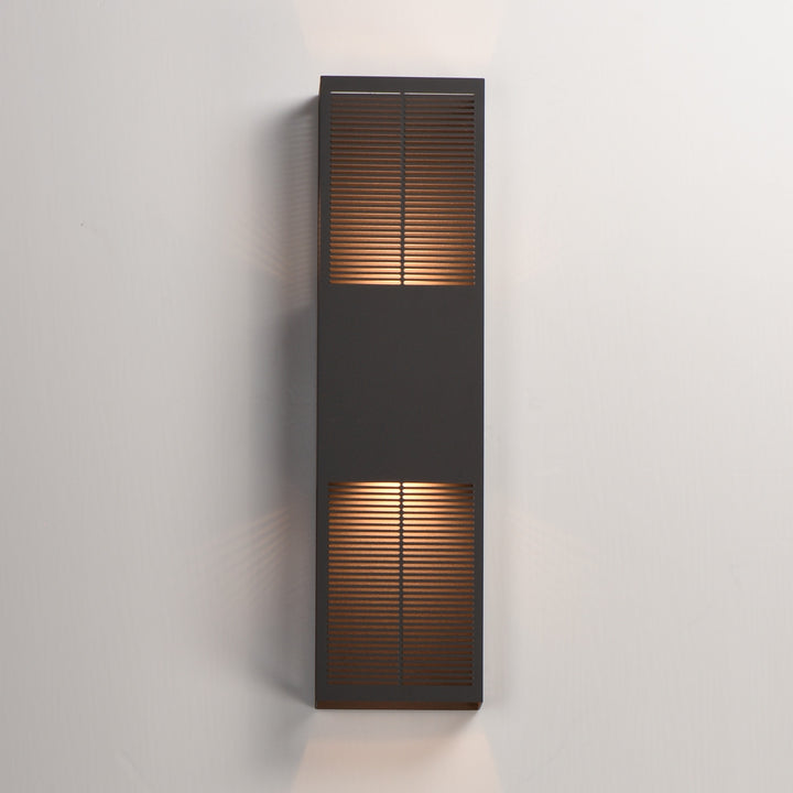 Grate 24 LED Outdoor Wall Sconce by Studio M Lighting – lifestyle