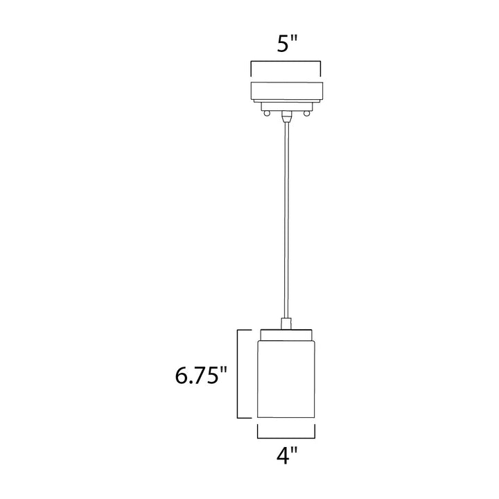 Coulee Small LED Outdoor Wall Sconce by Studio M Lighting – line drawing