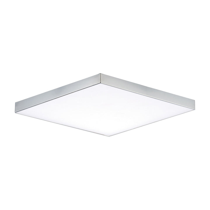 Trim 10.5" SQ LED Flush Mount 3000K by Studio M Lighting in Polished Chrome