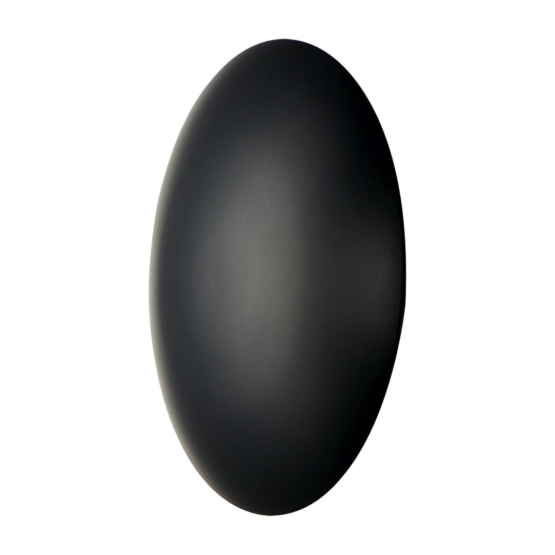 Vesta 8" LED Flush Mount/Wall Sconce by Studio M Lighting in Black