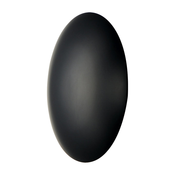 Vesta 8" LED Flush Mount/Wall Sconce by Studio M Lighting in Black