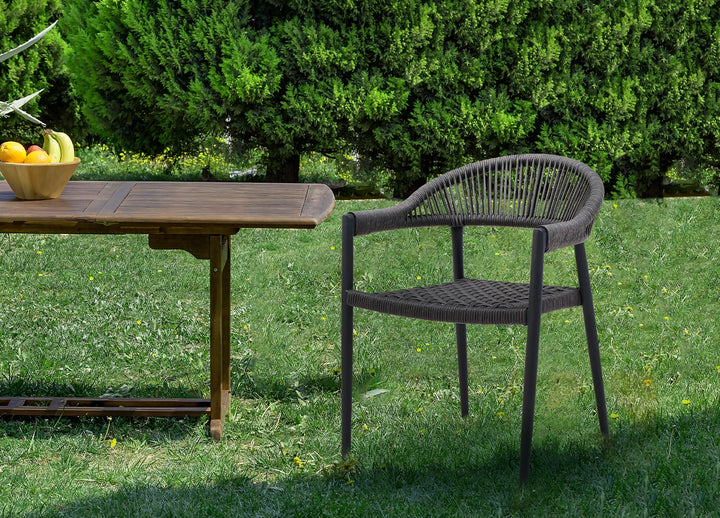 Leyla Outdoor Dining Armchair by Whiteline Modern Living – lifestyle