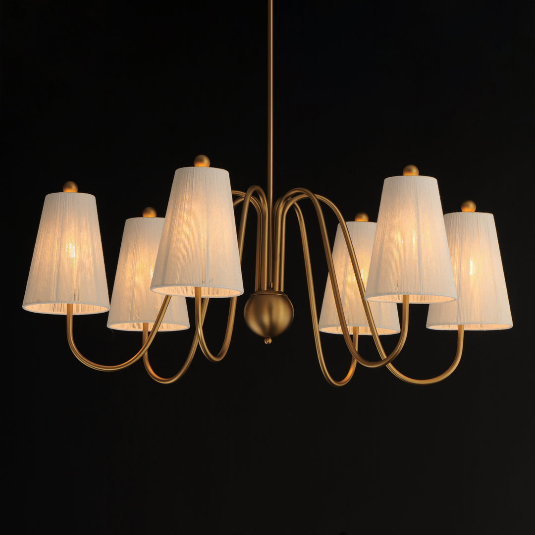 Valette 6-Light Chandelier by Studio M Lighting – lifestyle