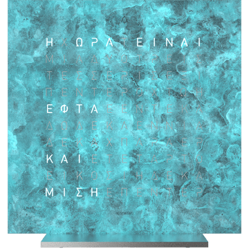 EARTH 13.5 Wall Clocks Qlocktwo