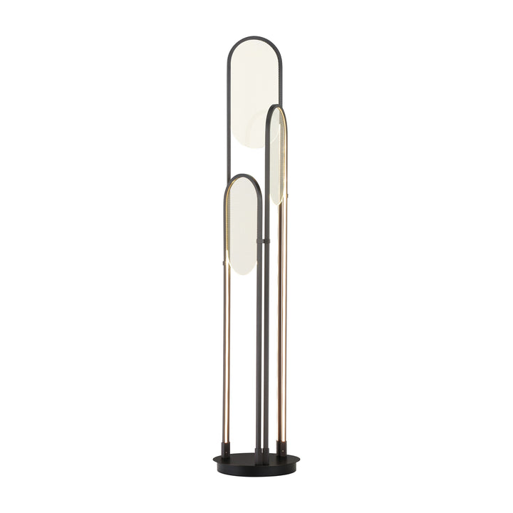 Trance 3-Light LED Floor Lamp by Studio M Lighting in Gunmetal