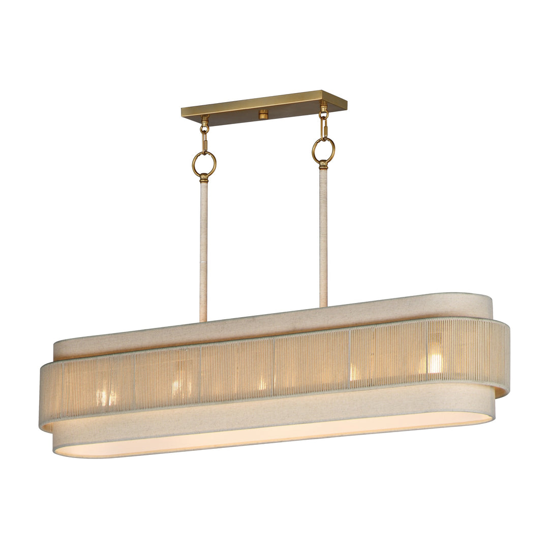 Seacliff 5-Light Linear Chandelier by Studio M Lighting