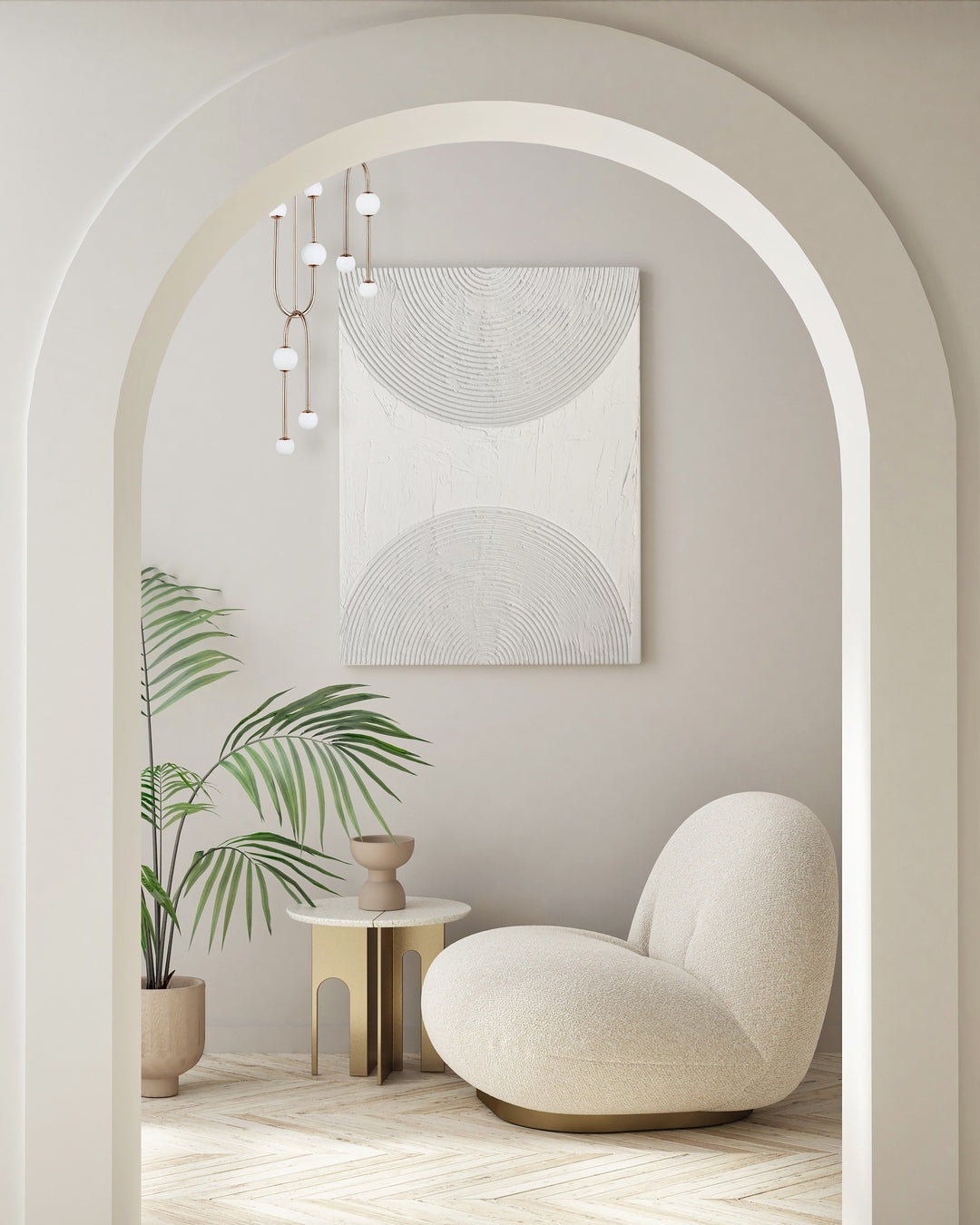 Alina 6-Light LED Pendant by Studio M Lighting – lifestyle