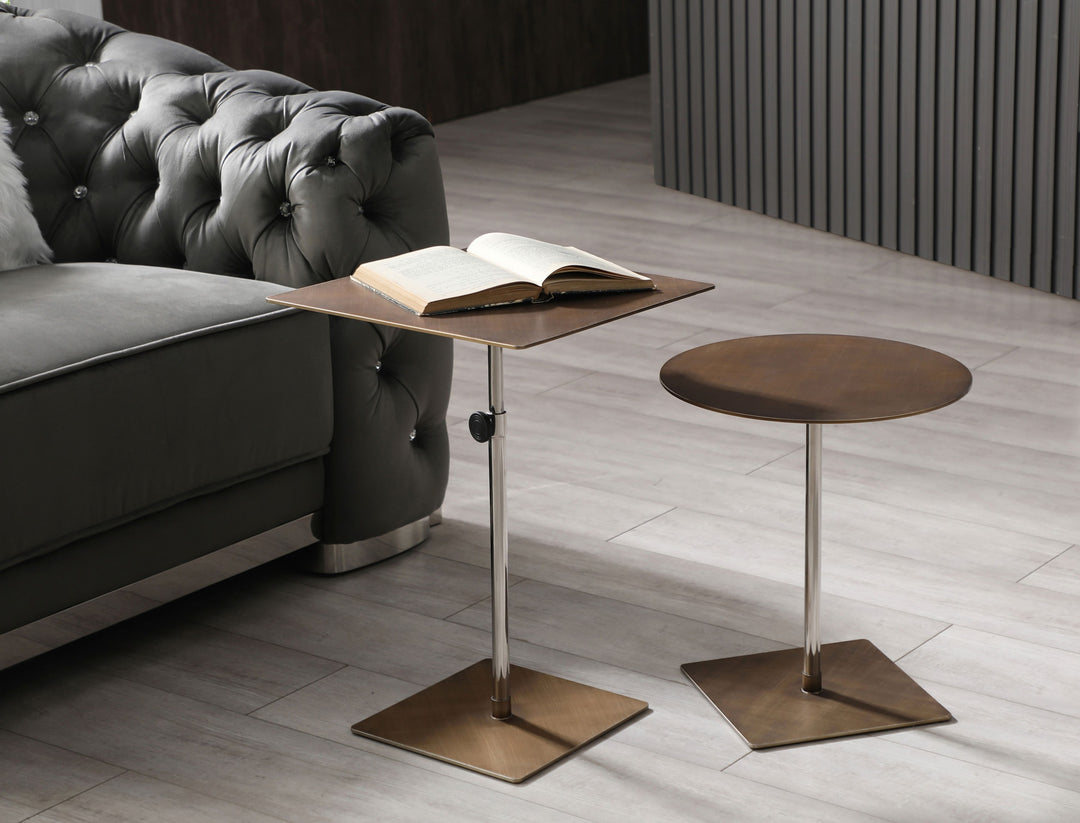 Karley Square Side Table by Whiteline Modern Living – lifestyle