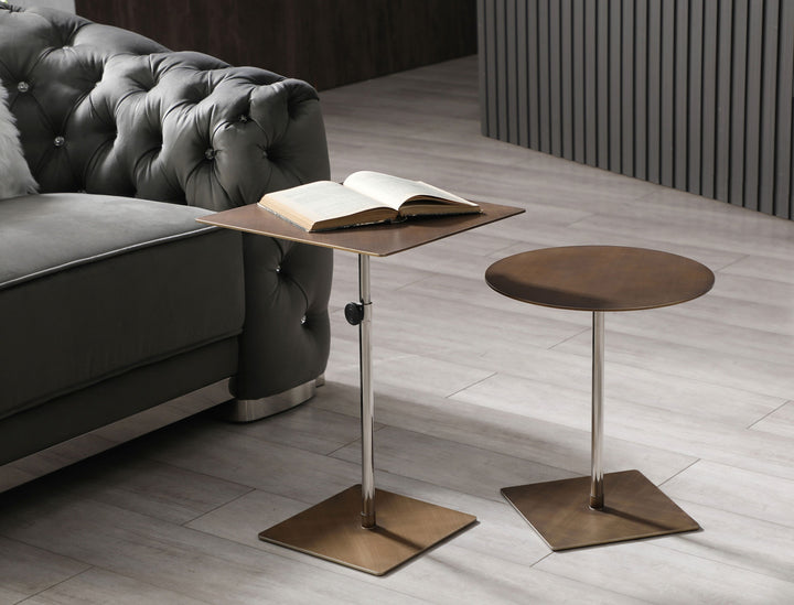 Karley Square Side Table by Whiteline Modern Living – lifestyle