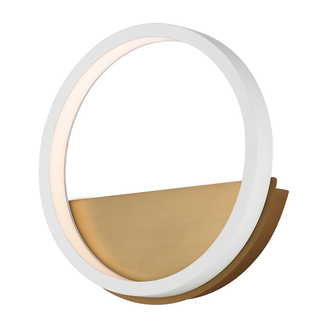 Hoopla LED by Studio M Lighting in White/Gold