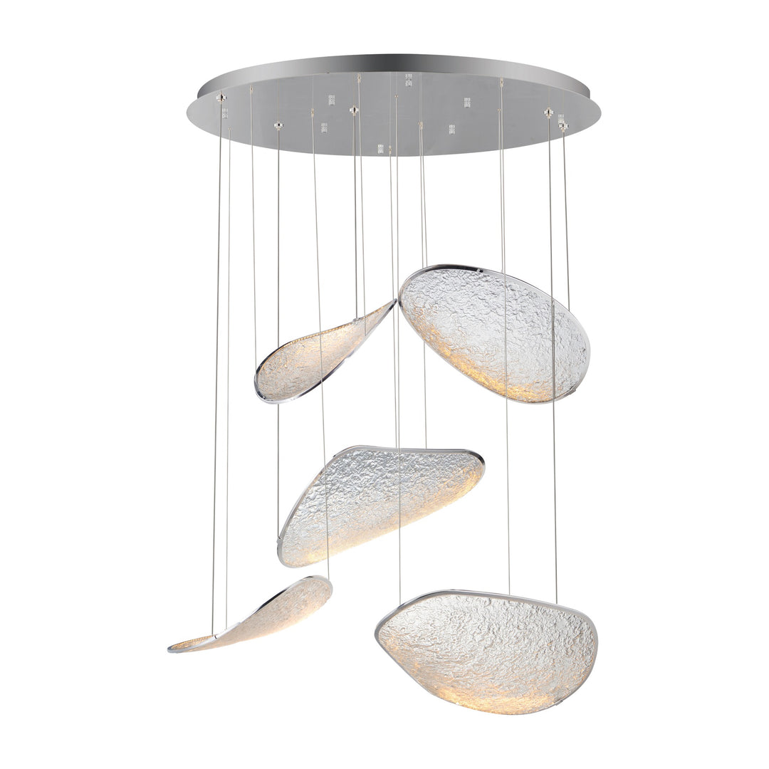 Moonscapes Multi-Light Pendant by Studio M Lighting in Polished Chrome