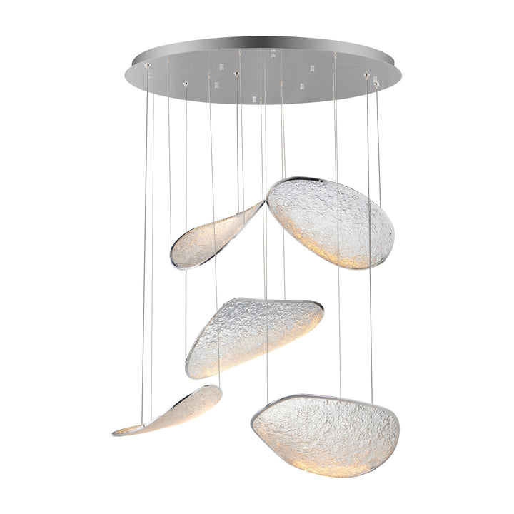 Moonscapes Multi-Light Pendant by Studio M Lighting in Polished Chrome