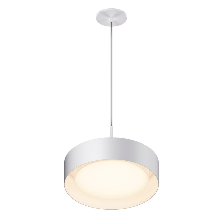 Echo 13" LED Pendant by ET2 Lighting in White finish