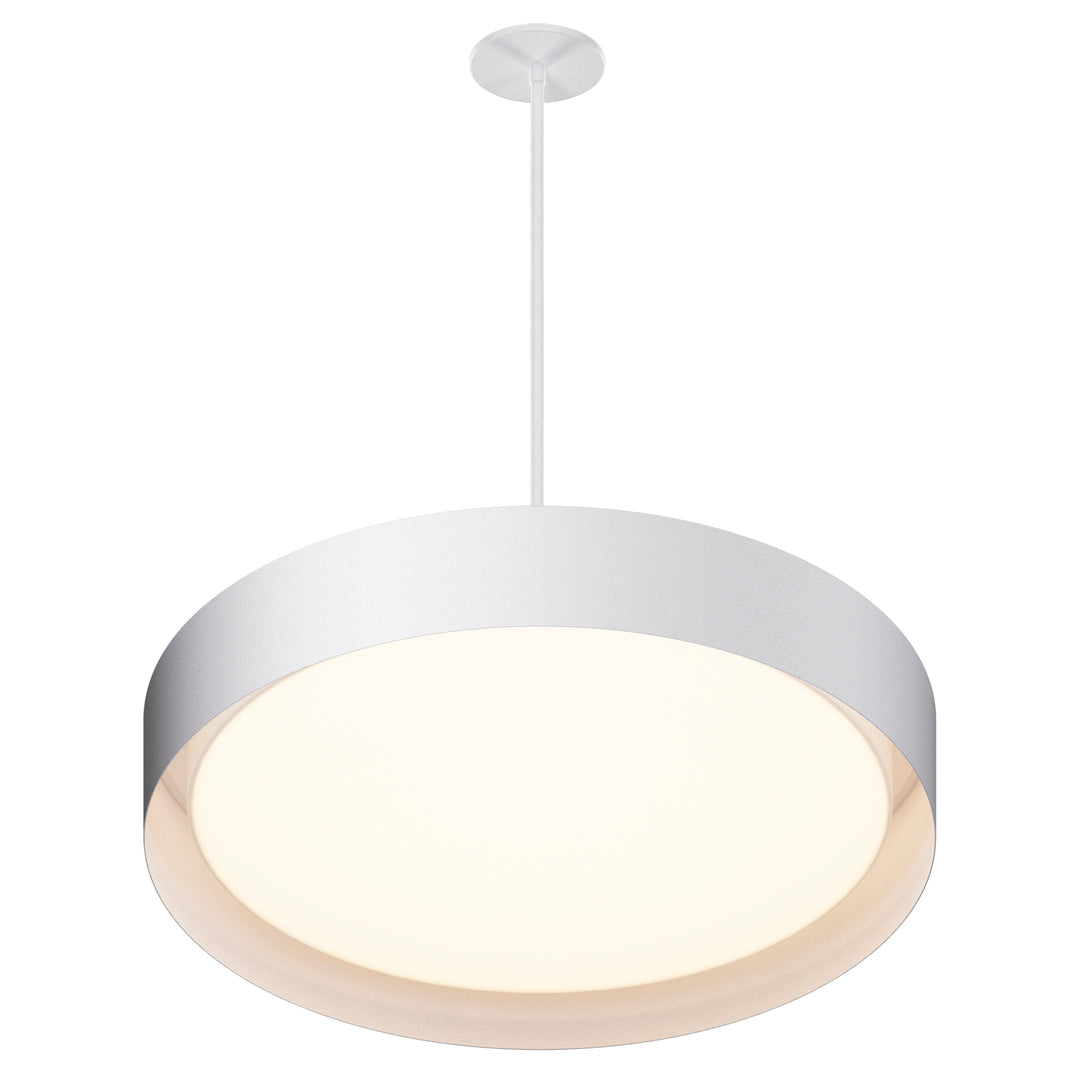 Echo 24" LED Pendant by ET2 Lighting in White finish