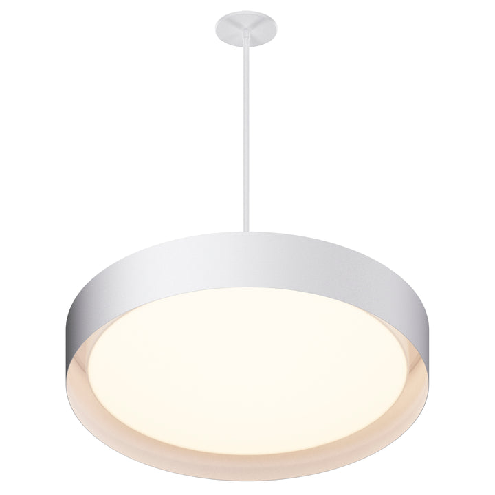 Echo 24" LED Pendant by ET2 Lighting in White finish