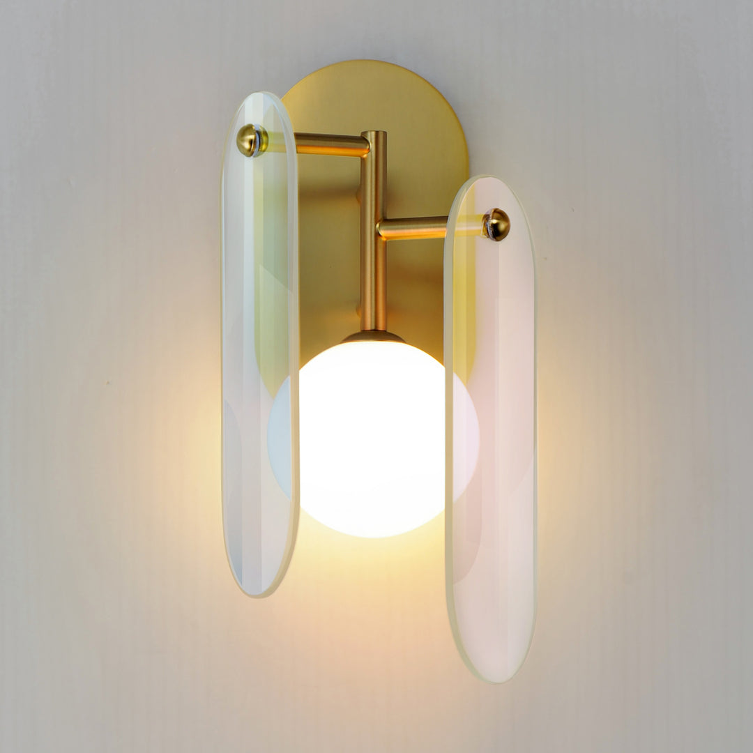 Megalith - Glass Megalith LED Wall Sconce by Studio M Lighting – lifestyle