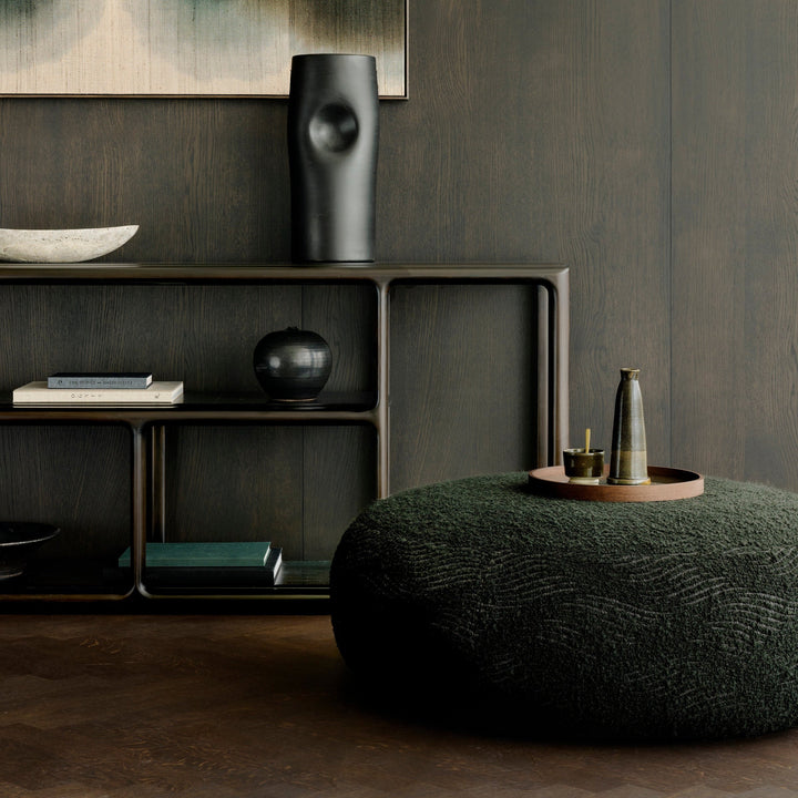 Ethnicraft Eda low rack styled in a modern interior
