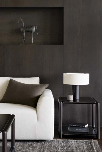 Ethnicraft Eda side table styled beside a white sofa