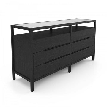 Stylish Organization with the Edgar 6-Drawer Dresser by Huppé