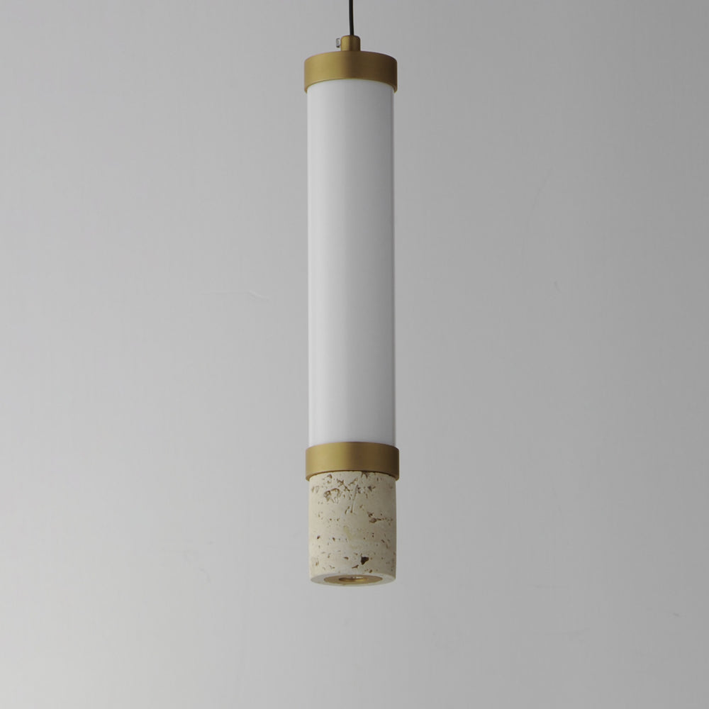 Travertine 1-Light LED Pendant by Studio M Lighting – lifestyle