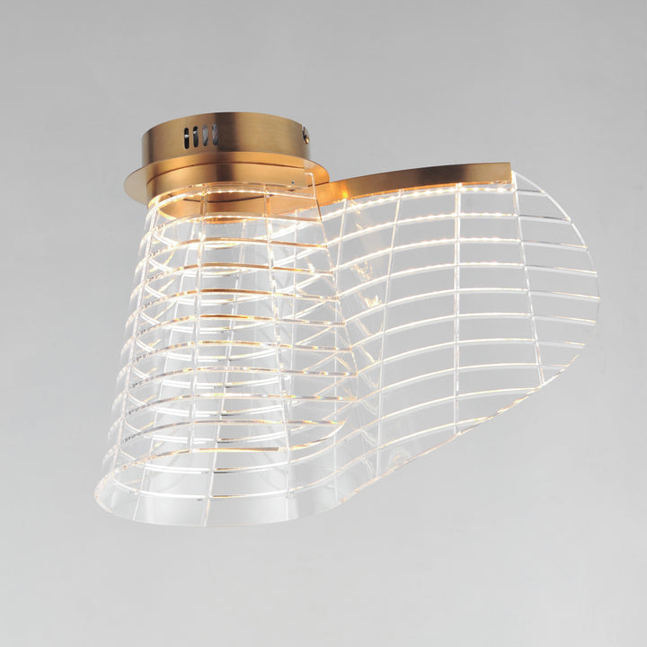 Tartan LED Flush Mount by Studio M Lighting – lifestyle