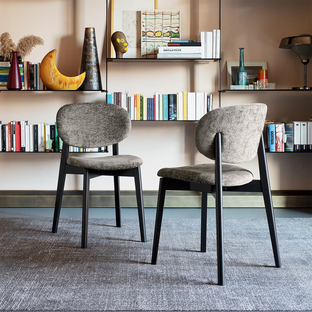 Eide Wood Dining Chair by Connubia in a styled interior