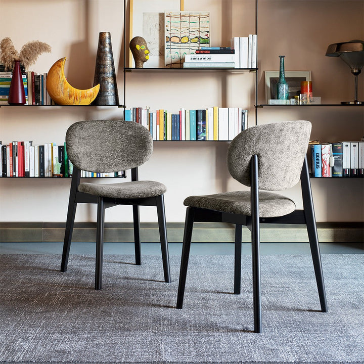 Eide Wood Dining Chair by Connubia in a styled interior
