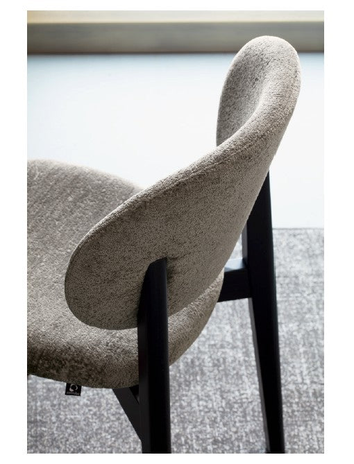Eide Wood Upholstered Dining Chair by Connubia detail view