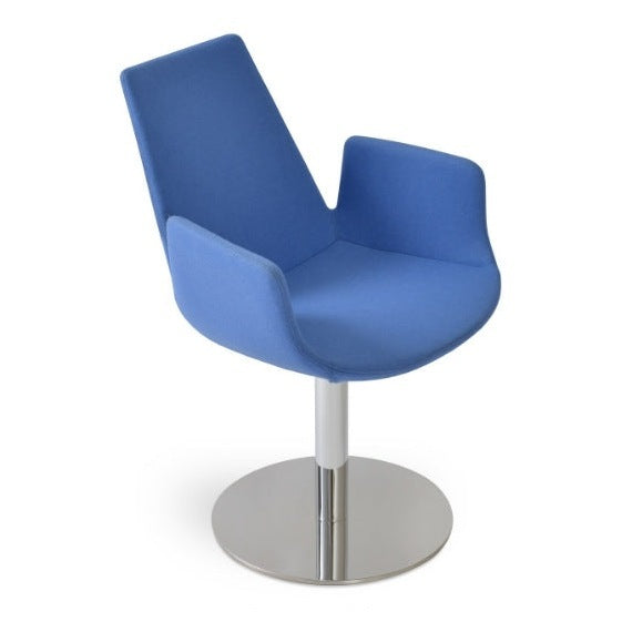 Eiffel Round Swivel Armchair