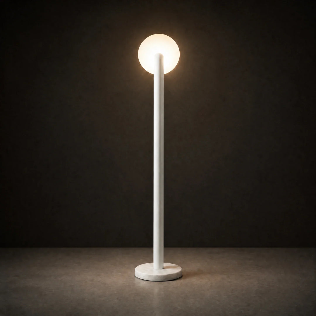 Elaris Pillar Lamp | White by Interior Moderna