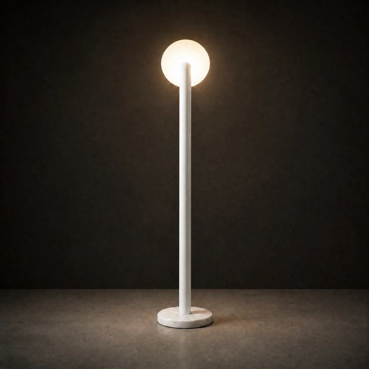 Elaris Pillar Lamp | White by Interior Moderna