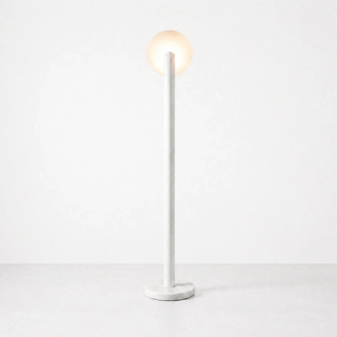 Elaris Pillar Lamp | White by Interior Moderna - view 2