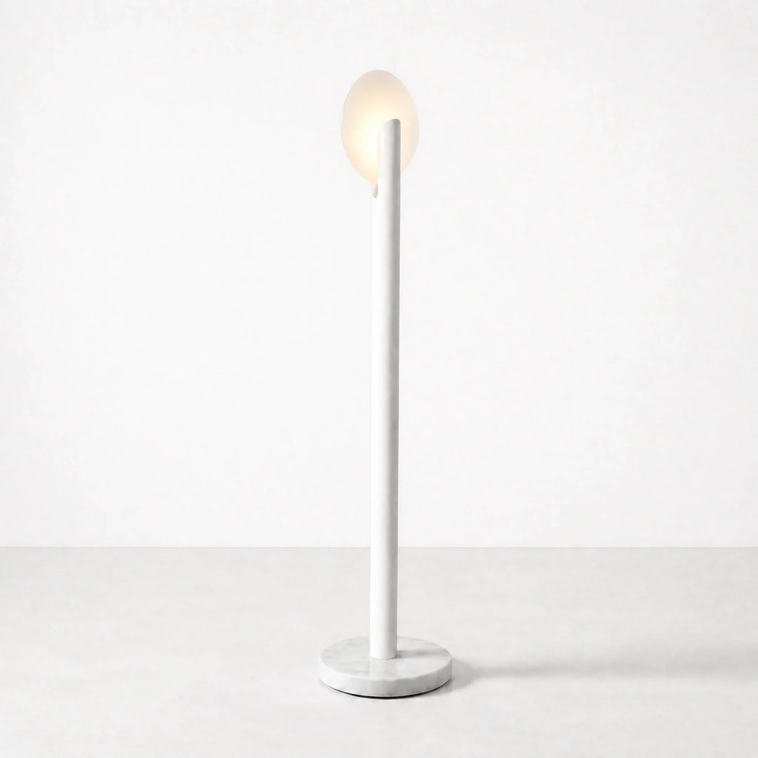 Elaris Pillar Lamp | White by Interior Moderna - view 7