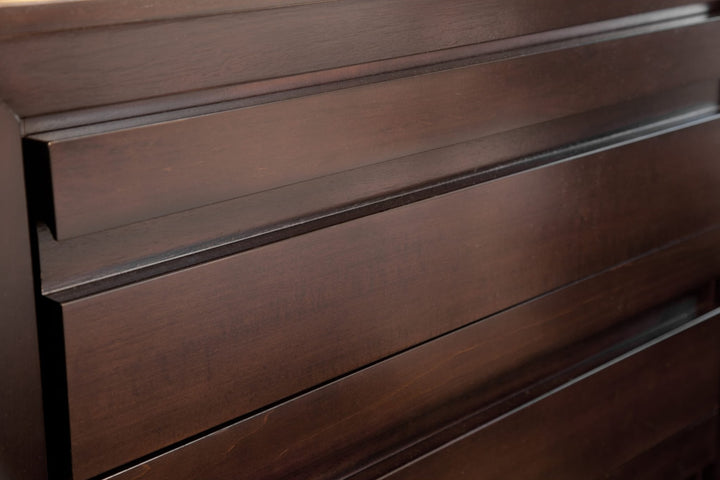 Element Dresser in Chocolate Brown — detail view