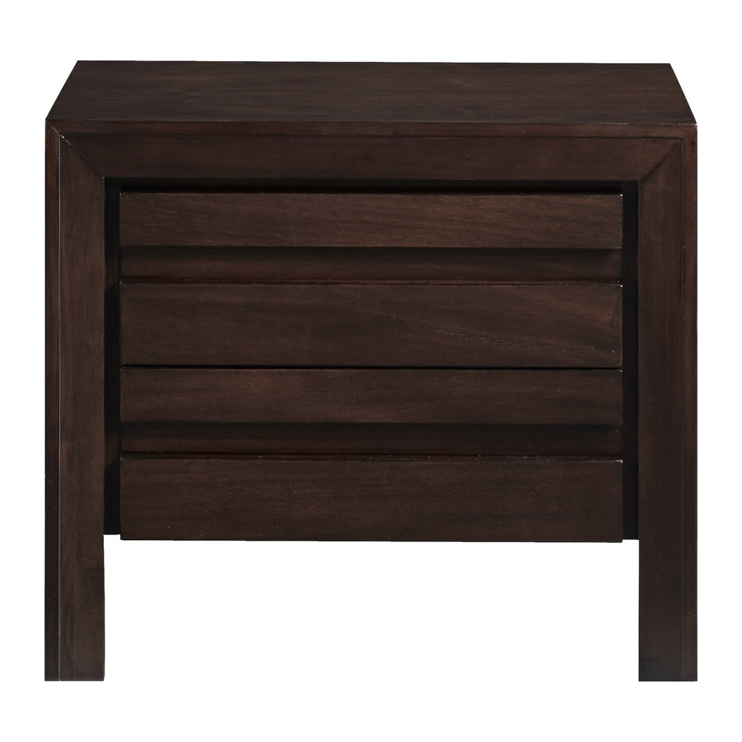 Element Nightstand by Modus in Chocolate Brown — on a white background