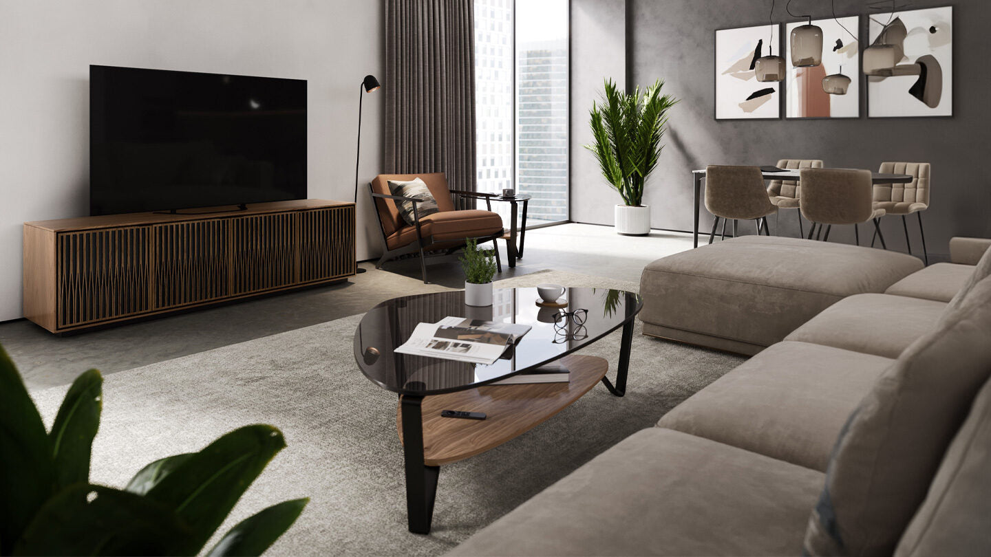Modern Media + Storage Cabinet - Elements 8703-TU
