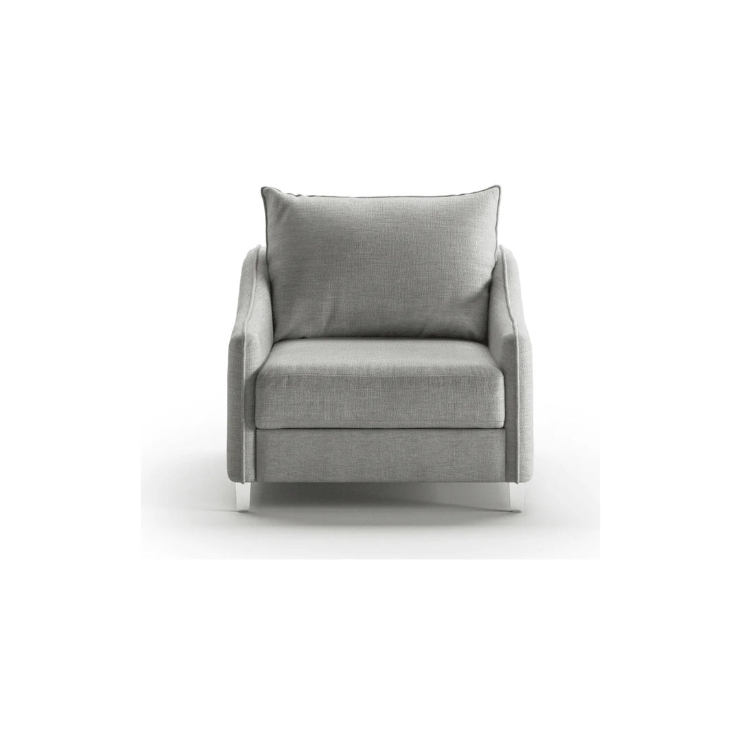 Ethos Cot Size Chair Sleeper — white studio cutout