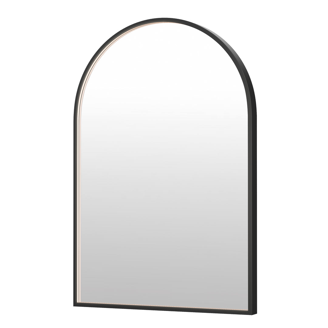 Elisse Arch 24 by 36 inch LED Mirror in Black
